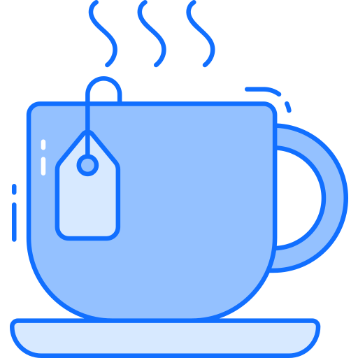 tasse à thé Generic Blue Icône