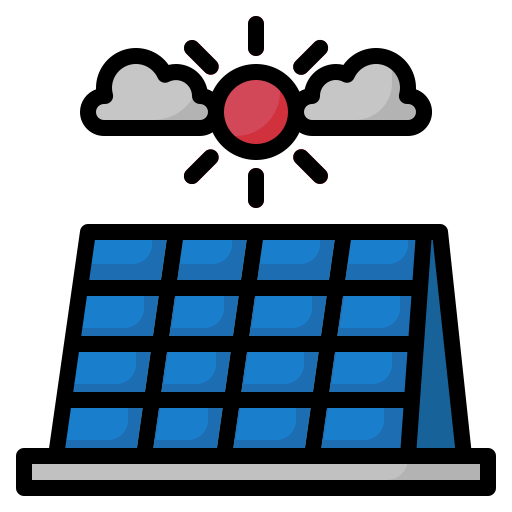Солнечная батарея Generic Outline Color иконка