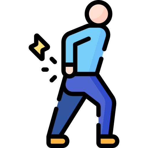 Back pain Special Lineal color icon
