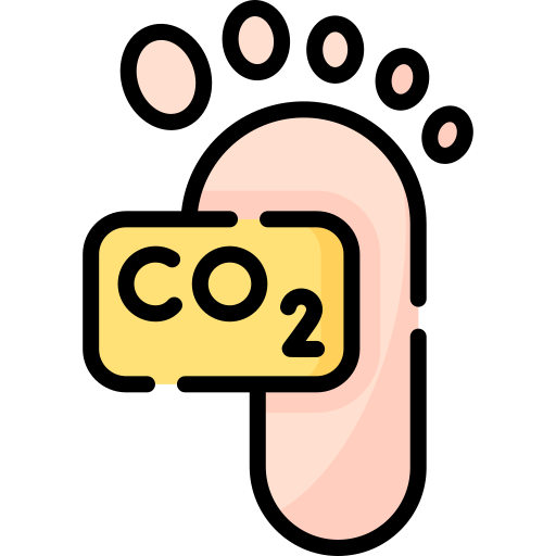 Carbon footprint Special Lineal color icon