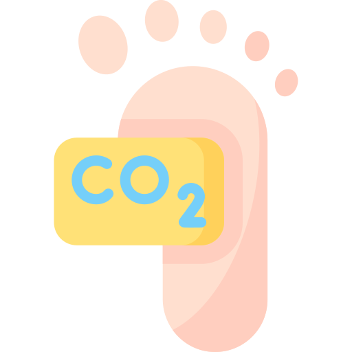 Carbon footprint Special Flat icon