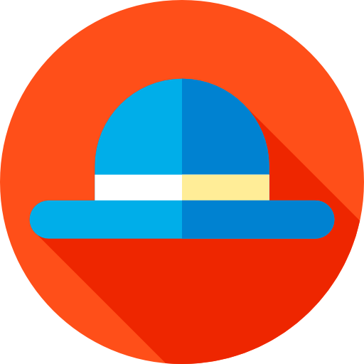 pamela hoed Flat Circular Flat icoon