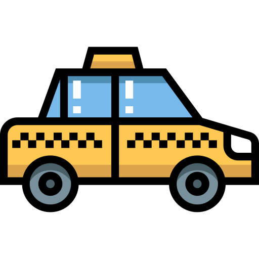 táxi Detailed Straight Lineal color Ícone