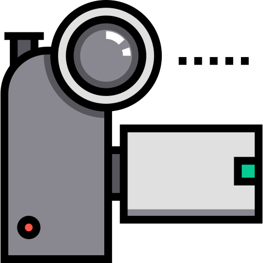 camcorder Detailed Straight Lineal color icon