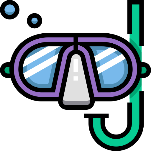 Snorkel Detailed Straight Lineal color icon