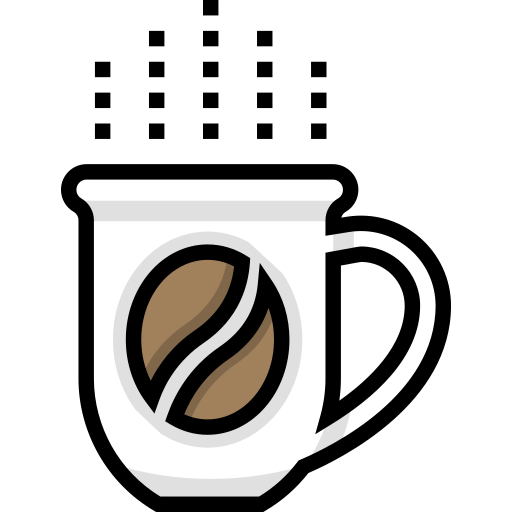 Coffee cup Detailed Straight Lineal color icon