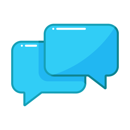 Dialogue Generic Blue icon