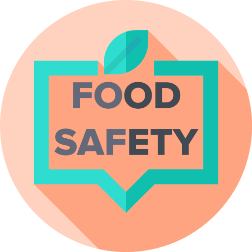 la sicurezza alimentare Flat Circular Flat icona
