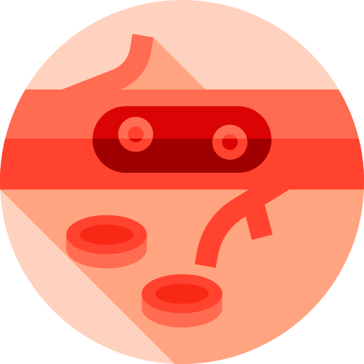 血管 Flat Circular Flat icon