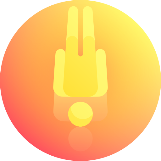 Trampoline Gradient Galaxy Gradient icon