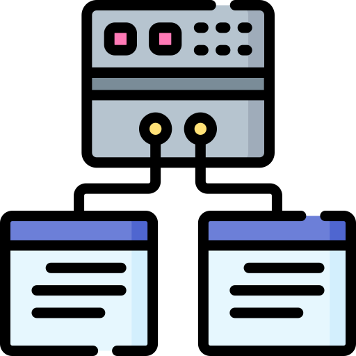 big data Special Lineal color icono