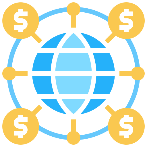 World Financial Linector Flat icon