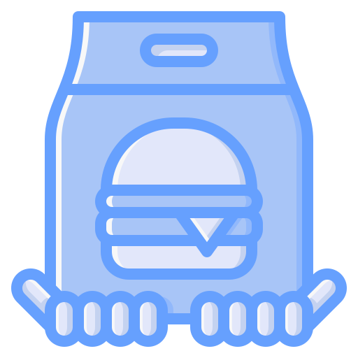 食品パッケージ Generic Blue icon