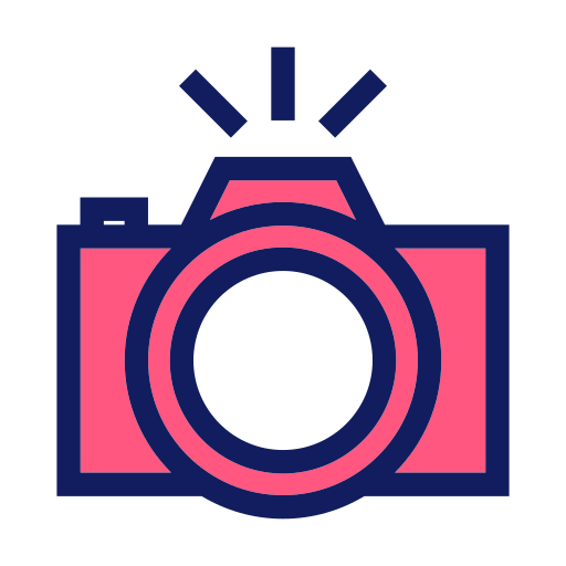 Photo camera Generic Outline Color icon