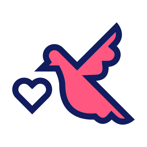 Dove Generic Outline Color icon