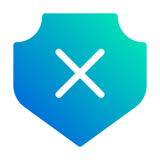 安全ではない Generic Flat Gradient icon