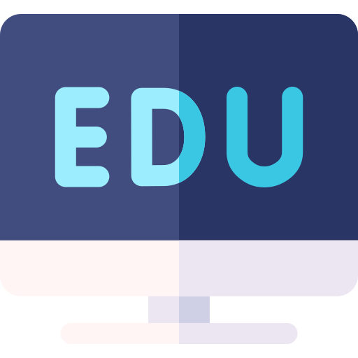 edu Basic Rounded Flat icona