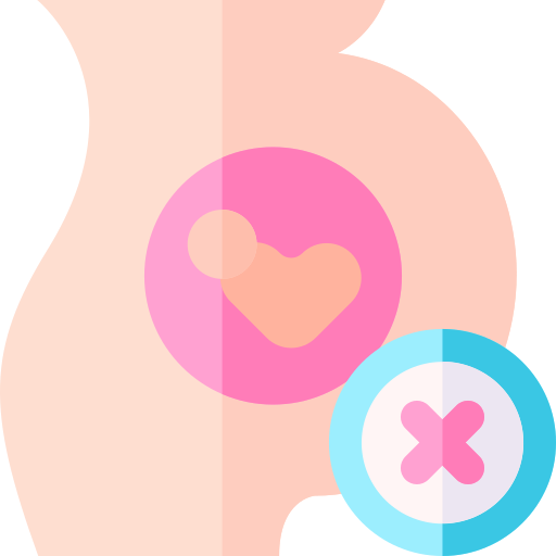 aborto Basic Rounded Flat icona