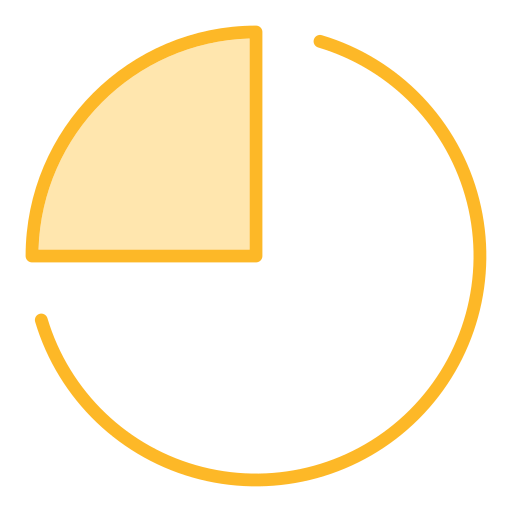 cirkeldiagram Generic Fill & Lineal icoon