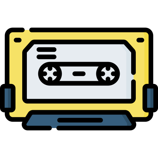 Audio tape Special Lineal color icon