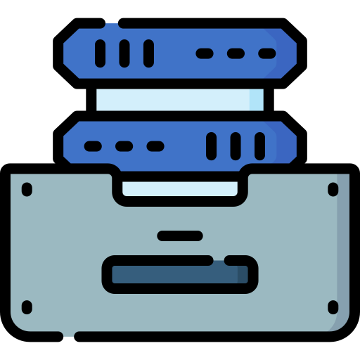 Database Special Lineal color icon