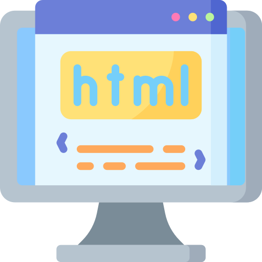 html Special Flat icoon
