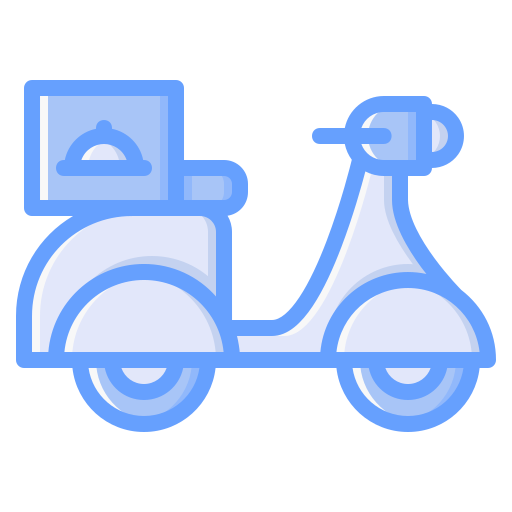 오토바이 Generic Blue icon