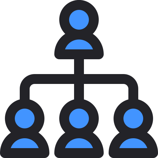 Hierarchy Generic Outline Color icon