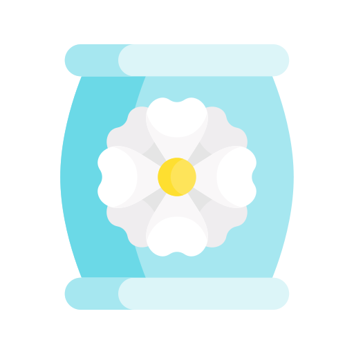 bloem zaad Generic Flat icoon