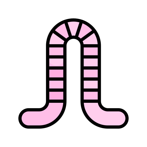 지렁이 Generic Outline Color icon