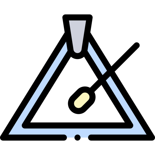 Triangle Detailed Rounded Lineal color icon