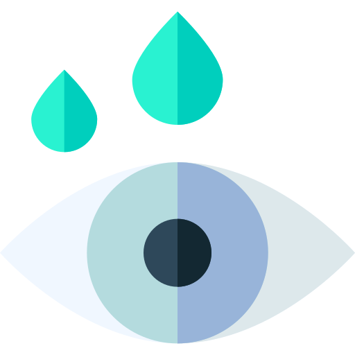 Eye drops Basic Straight Flat icon
