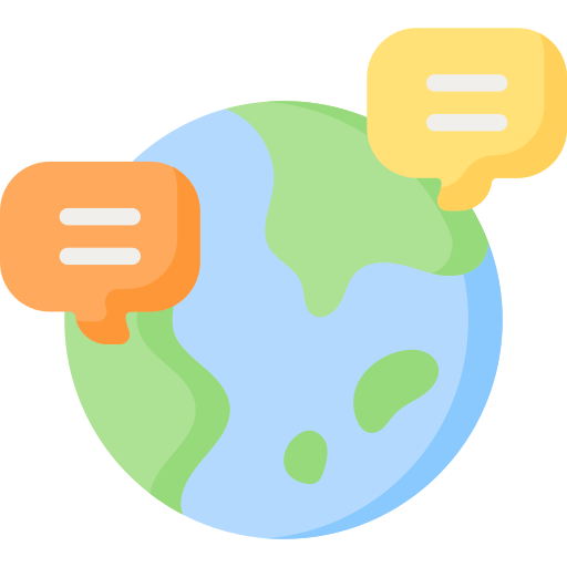 globalna komunikacja Special Flat ikona