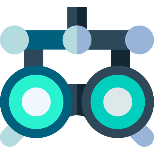 Testing glasses Basic Straight Flat icon