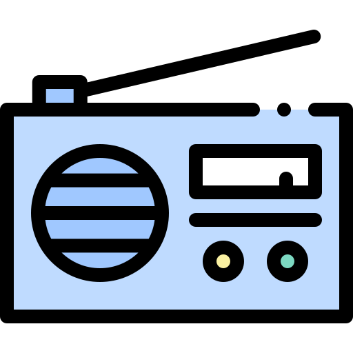 無線 Detailed Rounded Lineal color icon