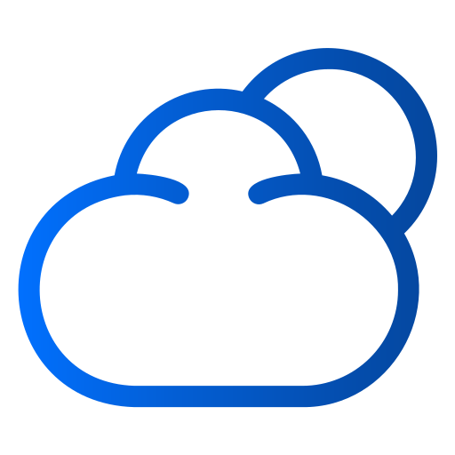 aplicación en la nube Generic Gradient icono