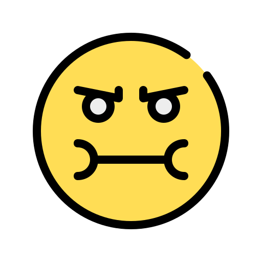Angry Generic Outline Color icon