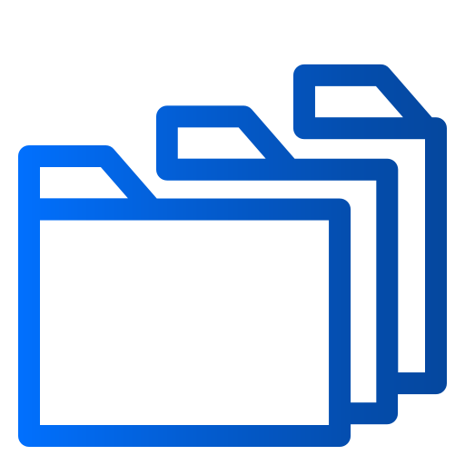 Folders Generic Gradient icon