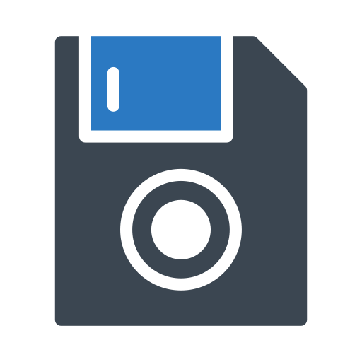 Save file Generic Blue icon