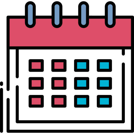Дата календаря Generic Outline Color иконка