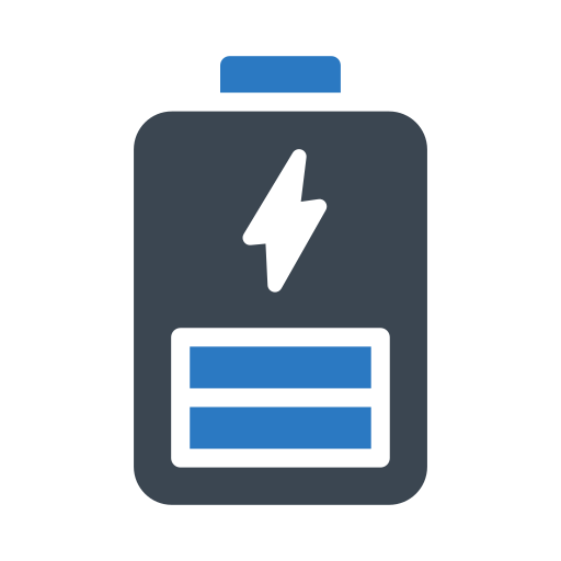 nivel de bateria Generic Blue icono