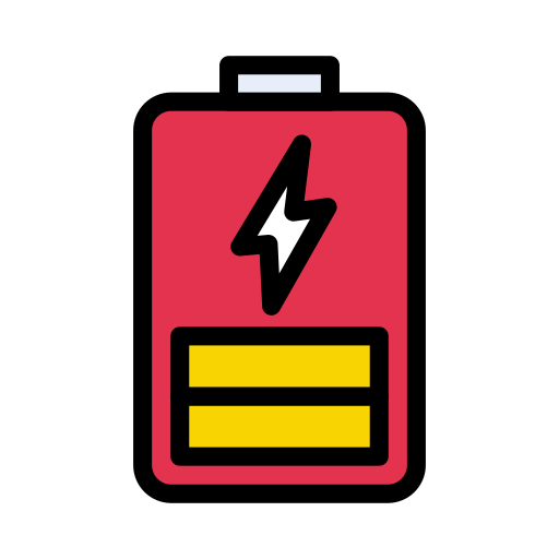Уровень заряда батареи Vector Stall Lineal Color иконка