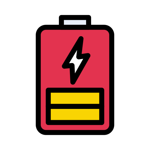 Battery level Vector Stall Lineal Color icon