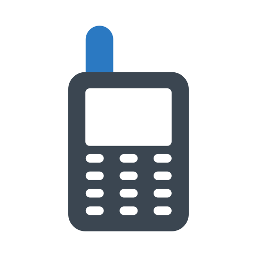 Phone Generic Blue icon