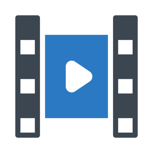 Cinema Generic Blue icon