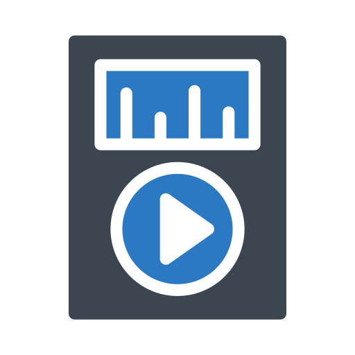 mp3 Generic Blue icon