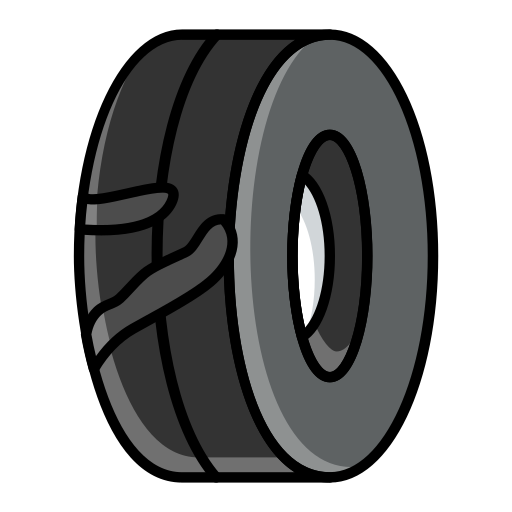 Tyre Generic Outline Color icon