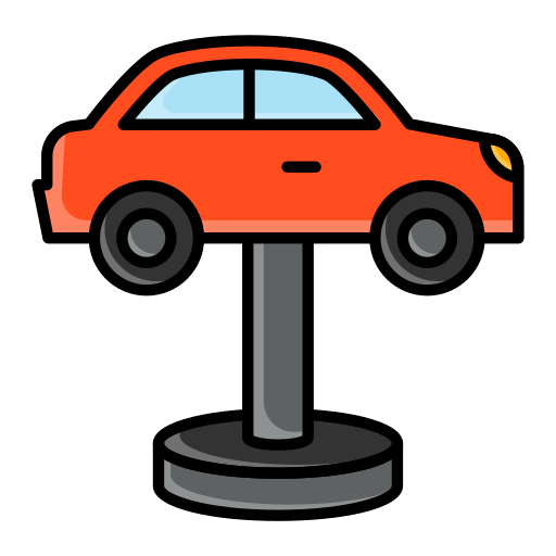 Hydraulic car Generic Outline Color icon
