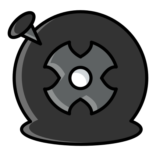 펑크 타이어 Generic Outline Color icon