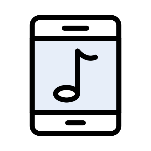 musik Vector Stall Lineal Color icon